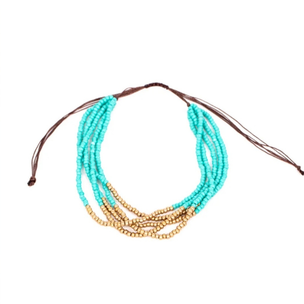 5 For $20! Paparazzi Bracelet ~ BEAD Bold - Blue